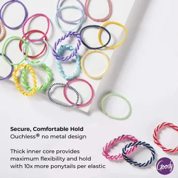 Goody Kids Ouchless Elastic Hair Ties for Everyday Style