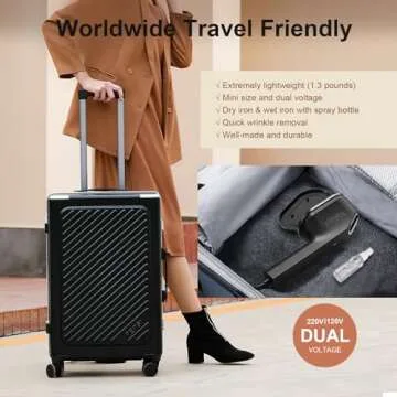 Portable Travel Iron - Lightweight and Powerful Steam Iron