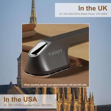 Portable Travel Iron - Lightweight and Powerful Steam Iron