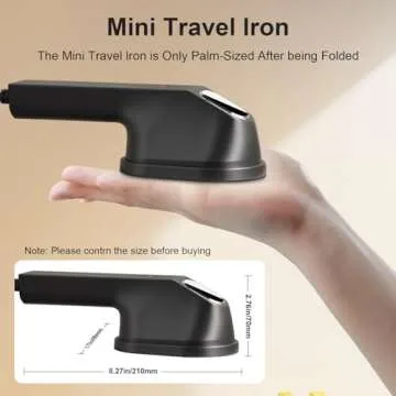 Portable Travel Iron - Lightweight and Powerful Steam Iron