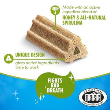 DentaLife ActivFresh Dog Chews for Large Dogs 40 lbs. and up, Dental Chews to Freshen Breath, Chicken Flavor, 24.1 oz., 21 Chews - 21 ct. Pouch