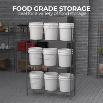 3.5-Gallon Multi-Use Bucket Pail with Lid - Food Grade