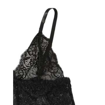 Satin Pajama Set for Women with Lace and Robe - Pink M