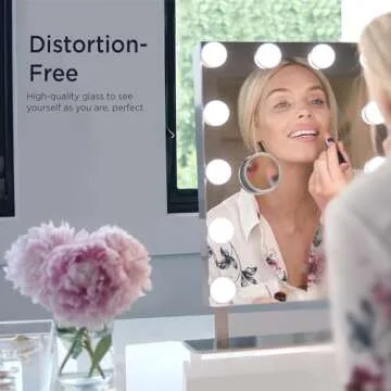 iHome Hollywood Vanity Mirror PRO with Bluetooth & Voice Control