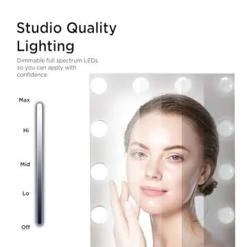 iHome Hollywood Vanity Mirror PRO with Bluetooth & Voice Control