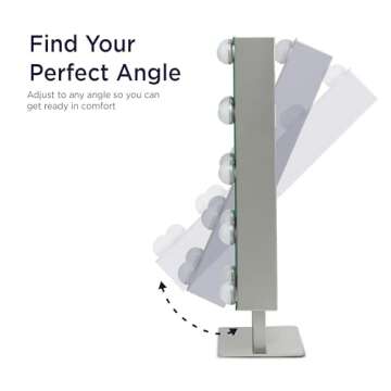 iHome Hollywood Vanity Mirror PRO with Bluetooth & Voice Control