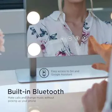 iHome Hollywood Vanity Mirror PRO with Bluetooth & Voice Control