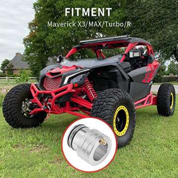 KEMIMOTO X3 Wheel Bearing Grease Tool 39mm Compatible with Can-Am Maverick X3 & MAX Turbo RR 2023 2022 2021 2020 2019 2018 2017 OE Replace 293350109