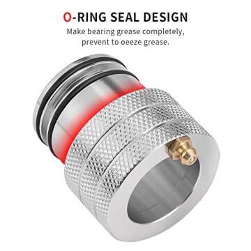 KEMIMOTO X3 Wheel Bearing Grease Tool 39mm Compatible with Can-Am Maverick X3 & MAX Turbo RR 2023 2022 2021 2020 2019 2018 2017 OE Replace 293350109