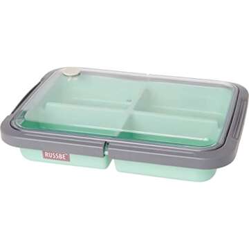 Russbe Perfect Seal Bento Lunch Box - 32 oz. (Pistachio Green)