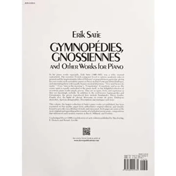 Gymnopédies, Gnossiennes and Other Works for Piano (Dover Classical Piano Music)