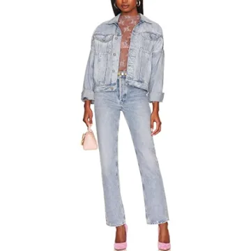 Ugerlov Women's Long Sleeve Mesh Blouse in Pink