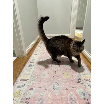 Modern Oushak Rug | Vintage Turkish Washable Design