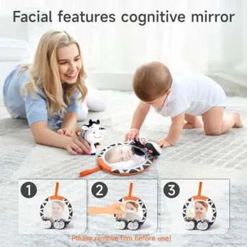 TUMAMA Black and White Baby Toys for Infants 0-12 Months