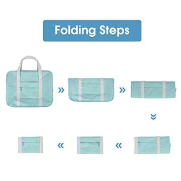 Pack Smart with Mint Green Travel Duffle Bag 30L