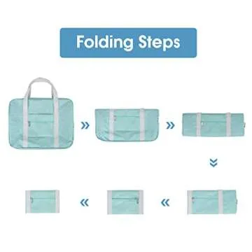 Pack Smart with Mint Green Travel Duffle Bag 30L