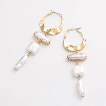 Elegant Donabus Pearl Dangle Earrings for Any Occasion