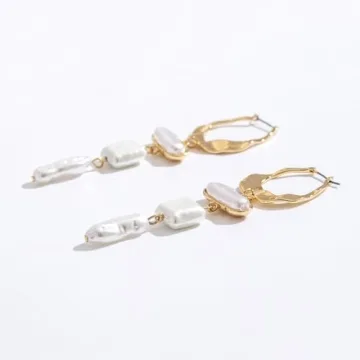 Elegant Donabus Pearl Dangle Earrings for Any Occasion