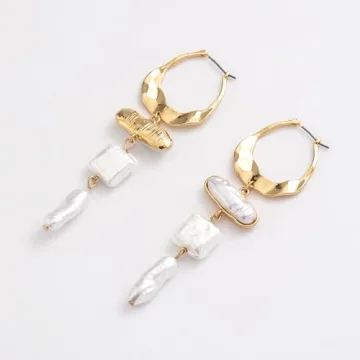 Elegant Donabus Pearl Dangle Earrings for Any Occasion
