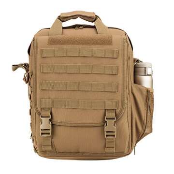 ARMYCAMO Multifunction Tactical Assault Pack 15.6 Inch Laptop Backpack Computer and Tablet Shoulder Bag Carrying Case