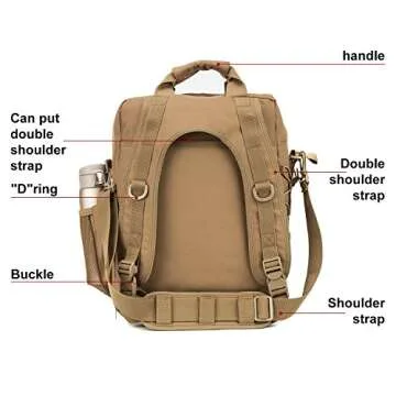 ARMYCAMO Tactical Backpack - Multifunctional 15.6 Inch Laptop Carrying Case