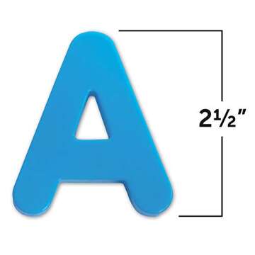 Learning Resources Jumbo Magnetic Letters & Numbers Combo Set