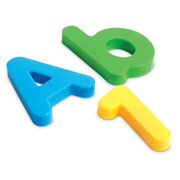 Learning Resources Jumbo Magnetic Letters & Numbers Combo Set