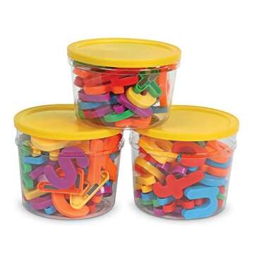 Learning Resources Jumbo Magnetic Letters & Numbers Combo Set