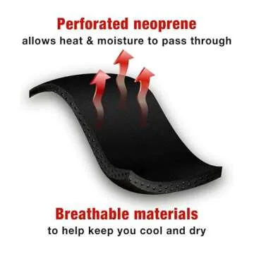 ACE Brand Adjustable Compression Knee Support with Stabilizers, Firm Support for Weak, Sore or Injured Joints, Compression Knee Brace With Adjustable Straps, Breathable, One Size Fits Most