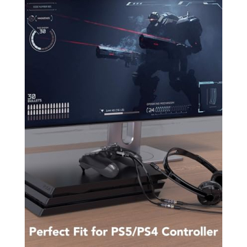 KINGTOP 3.5mm Headset Splitter for Gamers and Streamers