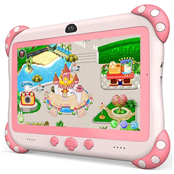Kids Tablet 7 inch Tablet for Kids Wifi Kids Tablets 32G Android 10 Dual Camera Educational Games Pa...