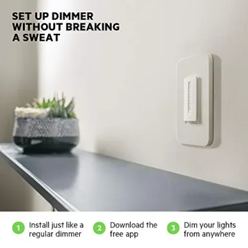 WeMo Smart Dimmer Switch - Control Your Lights Easily