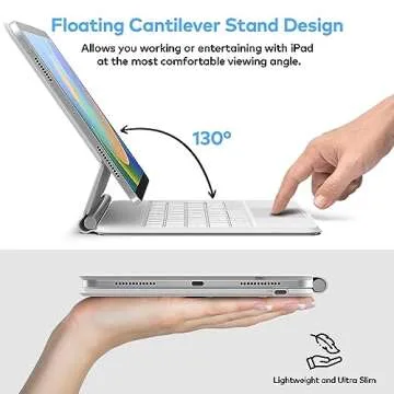 runelk Keyboard Case Compatible with iPad 10th Generation 2022 - Keyboard Case with Multi-Touch Trackpad for iPad 10.9" 10th Gen–Wireless Tablet Keyboard Case with touchpad