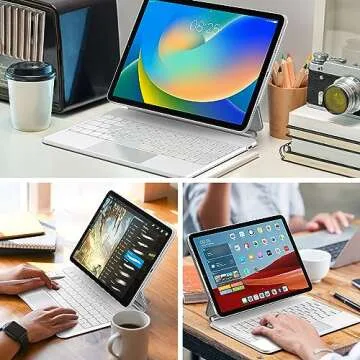 runelk Keyboard Case Compatible with iPad 10th Generation 2022 - Keyboard Case with Multi-Touch Trackpad for iPad 10.9" 10th Gen–Wireless Tablet Keyboard Case with touchpad