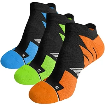 Hylaea No Show Running Athletic Anti-Blister Wicking Coolmax Socks for Ultimate Comfort and Performa...