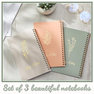 Lewtemi Left Handed Notebooks for Comfortable Writing