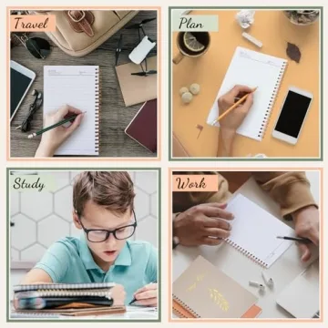 Lewtemi Left Handed Notebooks for Comfortable Writing
