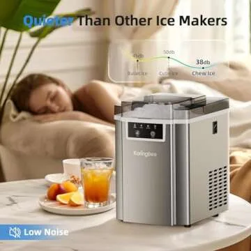 KaringBee Nugget Ice Maker for Refreshing Beverages