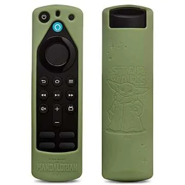 Fire TV Stick (3rd Gen) with Alexa Voice Remote + Star Wars Cover (Grogu Green)
