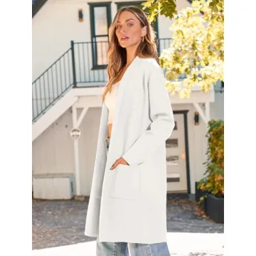 LILLUSORY Women's Oversized Long Cardigan - Trendy Fall Stylish Outerwear