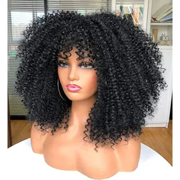 Annivia 16inch Kinky Curly Wig - Fluffy & Fun
