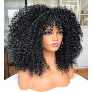 Annivia 16inch Kinky Curly Wig - Fluffy & Fun