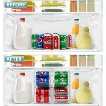 Sorbus Soda Can Organizer - Stackable BPA-Free Storage