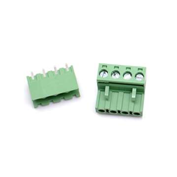 Oiyagai 10 Set of 4-Pin PCB Terminal Block for All Projects