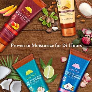 Tree Hut Shea Moisturizing Body Lotion Moroccan Rose, 9oz, Ultra Hydrating Body Lotion for Nourishing Essential Body Care