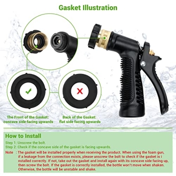 Ohuhu Foam Gun for Easy Car Washing - Adjustable Foam Spray