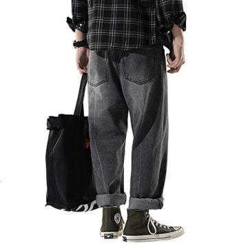 Stylish DOSLAVIDA Men's Work Jeans for Casual Wear