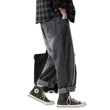 Stylish DOSLAVIDA Men's Work Jeans for Casual Wear