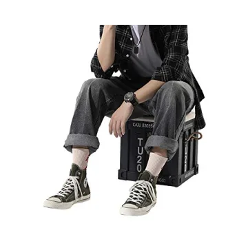 Stylish DOSLAVIDA Men's Work Jeans for Casual Wear