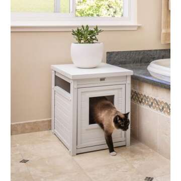 New Age Pet® ECOFLEX® Litter Loo® Litter Box Cover and End Table